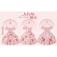 Mademoiselle Pearl Bow Rabbit Tops Blouses Aprons Skirts JSKs and Ops(Reservation/Full Payment Without Shipping)